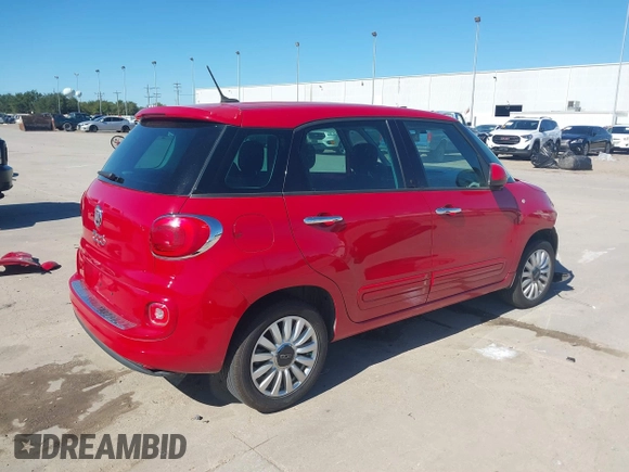 2014 FIAT 500L Easy with VIN ZFBCFABH7EZ027657, listed as a IAAI auction lot 40808990 with 107,591 mi miles and . Bid and sale history available at DreamBid. Image 4.