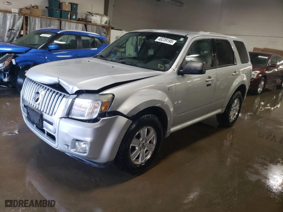 2009 Mercury Mariner with VIN 4M2CU81G29KJ08661, listed as a Copart auction lot 48239195 with 144,427 mi miles and Salvage Title. Bid and sale history available at carsss.com. Image 1.