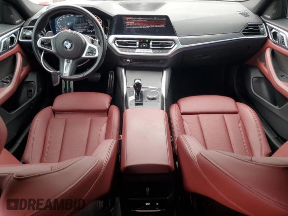 2023 BMW 4 Series M440i with VIN WBA63AW06PFN80681, listed as a Copart auction lot 58364774 with 20,057 mi miles and Salvage title. Bid and sale history available at DreamBid. Image 8.