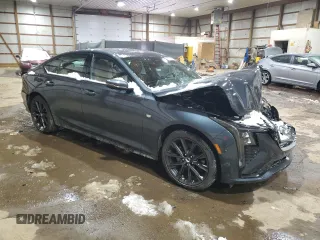 2025 Cadillac CT5 Sport with VIN 1G6DU5RK9S0113510, listed as a Copart auction lot 41773495 with 1,019 mi miles and Salvage Title. Bid and sale history available at DreamBid. Image 4.