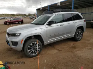 2022 Jeep Grand Cherokee Overland with VIN 1C4RJYD69N8739894, listed as a Copart auction lot 52593274 with 25,309 mi miles and Salvage title. Bid and sale history available at DreamBid. Image 1.