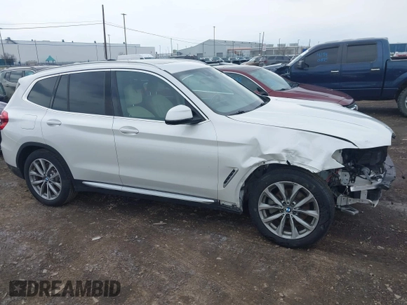 2019 BMW X3 xDrive30i with VIN 5UXTR9C5XKLE17238, listed as a IAAI auction lot 42030258 with 48,192 mi miles. Bid and sale history available at carsss.com. Image 14.