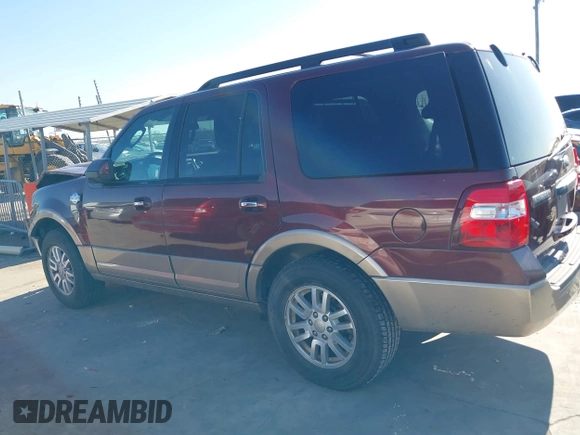 2012 Ford Expedition XLT with VIN 1FMJU1H54CEF09557, listed as a IAAI auction lot 41120906 with 195,403 mi miles and . Bid and sale history available at DreamBid. Image 14.