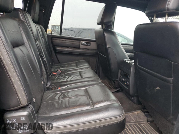 2015 Ford Expedition Max Platinum z VIN 1FMJK1MT2FEF03416, wystawiony jako Copart lot #58813525 z przebiegiem 174 634 mil mil oraz Szkoda całkowita • Salvage title. Historia ofert i sprzedaży dostępna na DreamBid. Obrazek 10.