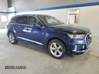 2021 Audi Q7 Premium with VIN WA1AJAF75MD020524, listed as a Copart auction lot 49584935 with 54,929 mi miles and Salvage Title. Bid and sale history available at carsss.com. Image 4.
