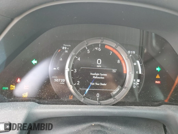 2018 Lexus LS with VIN JTHB51FF4J5002655, listed as a Copart auction lot 63266484 with 50,720 mi miles and Salvage Title. Bid and sale history available at carsss.com. Image 9.