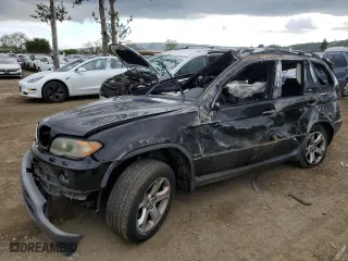 2004 BMW X5 3.0i with VIN 5UXFA13544LU28399, listed as a Copart auction lot 51142305 with 0 mi miles and Non Repairable. Bid and sale history available at carsss.com. Image 1.