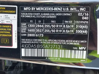 2016 Mercedes-Benz GLE 350 z VIN 4JGDA5JB5GA727131, wystawiony jako IAAI lot #42392219 z przebiegiem 106 531 mil mil oraz . Historia ofert i sprzedaży dostępna na DreamBid. Obrazek 9.