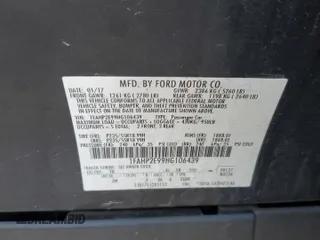 2017 Ford Taurus SEL with VIN 1FAHP2E99HG106439, listed as a Copart auction lot 85749274 with 144,690 mi miles and Salvage title. Bid and sale history available at DreamBid. Image 13.
