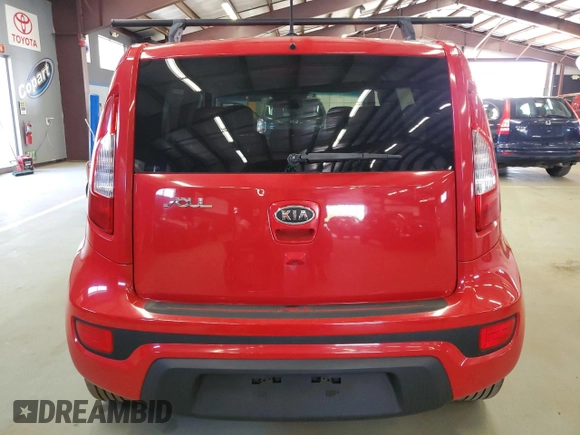 2012 Kia Soul + with VIN KNDJT2A61C7395070, listed as a Copart auction lot 55212315 with 91,818 mi miles and Clean Title. Bid and sale history available at DreamBid. Image 6.