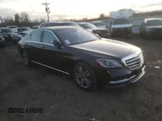 2018 Mercedes-Benz S 450 with VIN WDDUG6EB9JA347550, listed as a Copart auction lot 69417262 with 23,556 mi miles and . Bid and sale history available at DreamBid. Image 4.