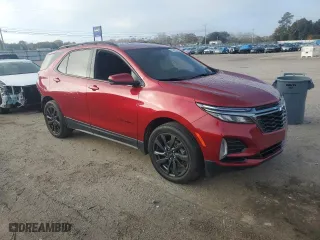 2023 Chevrolet Equinox RS with VIN 3GNAXMEG8PL249230, listed as a Copart auction lot 84646094 with 37,579 mi miles and Salvage Title. Bid and sale history available at carsss.com. Image 4.