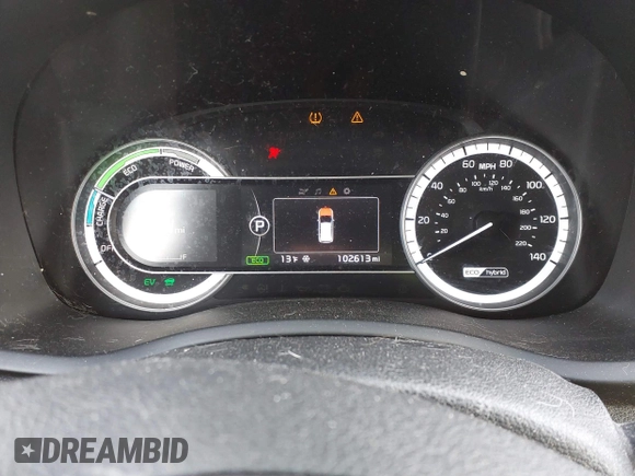 2018 Kia Niro LX with VIN KNDCB3LC3J5210563, listed as a IAAI auction lot 41570690 with 102,613 mi miles. Bid and sale history available at carsss.com. Image 7.