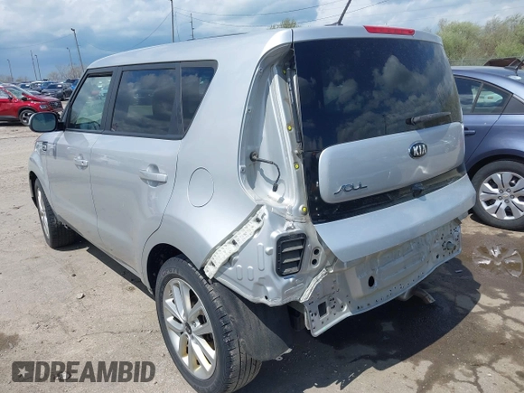 2018 Kia Soul + with VIN KNDJP3A53J7510640, listed as a IAAI auction lot 42061530 with 62,068 mi miles. Bid and sale history available at carsss.com. Image 3.