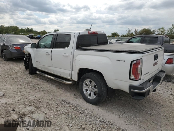2016 GMC Canyon 4WD SLE with VIN 1GTG6CE37G1118407, listed as a Copart auction lot 71991644 with 79,515 mi miles and Salvage Title. Bid and sale history available at carsss.com. Image 2.