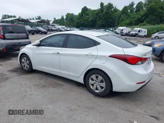 2016 Hyundai Elantra SE with VIN 5NPDH4AE4GH762014, listed as a IAAI auction lot 42534445 with 146,196 mi miles and . Bid and sale history available at DreamBid. Image 3.