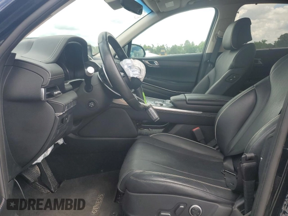 2021 Genesis GV80 with VIN KMUHBDSB6MU051632, listed as a Copart auction lot 56146815 with 32,288 mi miles and Salvage title. Bid and sale history available at DreamBid. Image 7.