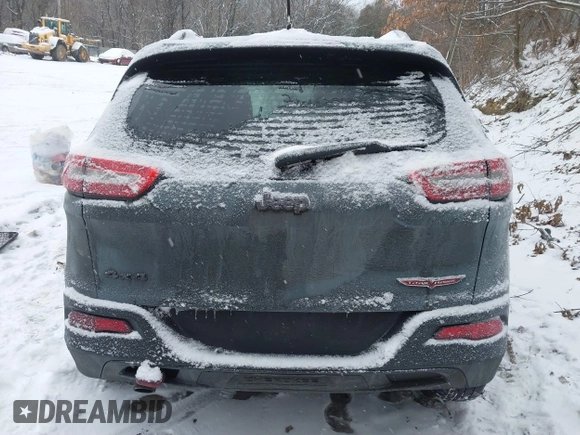 2014 Jeep Cherokee Trailhawk with VIN 1C4PJMBB9EW162280, listed as a IAAI auction lot 41341238 with 135,231 mi miles. Bid and sale history available at carsss.com. Image 16.