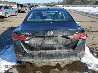 2020 Nissan Sentra SV with VIN 3N1AB8CV6LY268472, listed as a Copart auction lot 44392015 with 43,504 mi miles and Salvage Title. Bid and sale history available at DreamBid. Image 6.