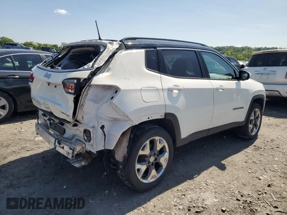 2021 Jeep Compass Limited с VIN 3C4NJDCB2MT506624, выставлен на аукционе Copart как лот 55337665 с пробегом Не указан миль и Списание • Salvage title. История ставок и продаж доступна на DreamBid. Изображение 3.