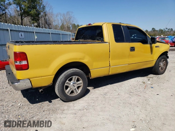 2006 Ford F-150 STX with VIN 1FTRX12W06NB23979, listed as a Copart auction lot 48548625 with 214,777 mi miles and Salvage Title. Bid and sale history available at carsss.com. Image 3.