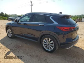 2019 Infiniti QX50 Essential with VIN 3PCAJ5M12KF110487, listed as a Copart auction lot 61981945 with 74,743 mi miles and Salvage title. Bid and sale history available at DreamBid. Image 2.
