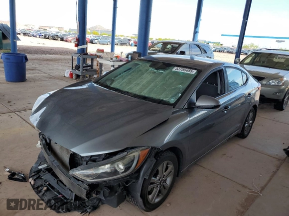 2018 Hyundai Elantra SEL z VIN KMHD84LF5JU637747, wystawiony jako Copart lot #53756485 z przebiegiem 77 576 mil mil oraz Szkoda całkowita • Salvage title. Historia ofert i sprzedaży dostępna na DreamBid. Obrazek 1.