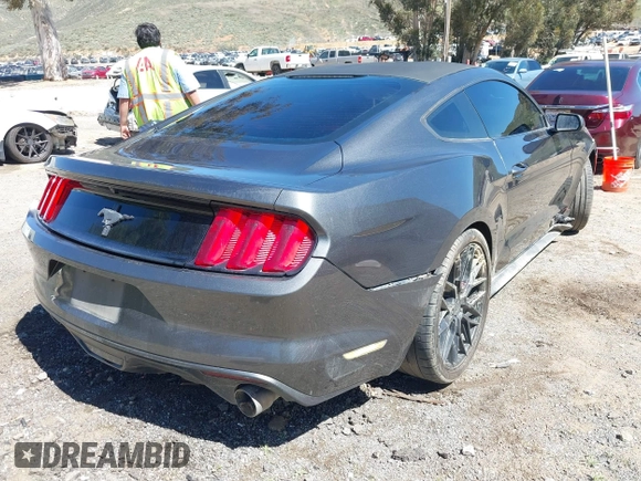 2016 Ford Mustang V6 with VIN 1FA6P8AM8G5303617, listed as a IAAI auction lot 41861943 with 161,572 mi miles and . Bid and sale history available at carsss.com. Image 4.