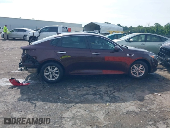 2017 Kia Optima LX with VIN 5XXGT4L35HG166074, listed as a IAAI auction lot 42453729 with 105,999 mi miles and . Bid and sale history available at DreamBid. Image 14.