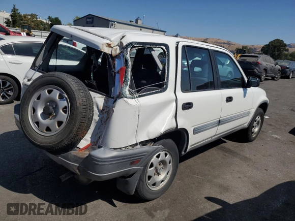 2001 Honda CR-V LX with VIN JHLRD184X1S025960, listed as a Copart auction lot 70036724 with 312,474 mi miles and Salvage Title. Bid and sale history available at carsss.com. Image 3.