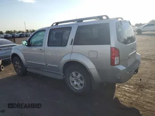 2005 Nissan Pathfinder LE with VIN 5N1AR18W85C732323, listed as a Copart auction lot 63536424 with 172,263 mi miles and Clean Title. Bid and sale history available at carsss.com. Image 2.
