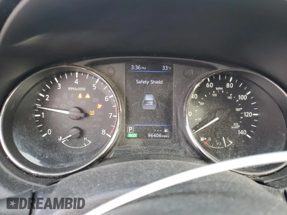 2018 Nissan Rogue SV with VIN KNMAT2MV3JP538407, listed as a Copart auction lot 42497795 with 96,406 mi miles and Salvage Title. Bid and sale history available at carsss.com. Image 9.