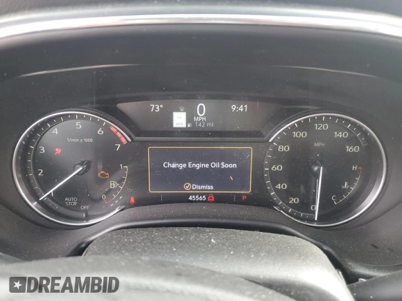 2023 Cadillac CT5 Luxury with VIN 1G6DX5RK0P0123857, listed as a Copart auction lot 56399025 with 45,565 mi miles and Salvage title. Bid and sale history available at DreamBid. Image 9.