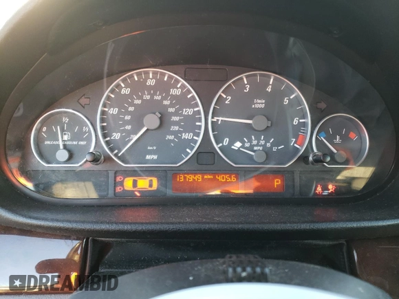 2005 BMW 3 Series 330Ci with VIN WBABW53415PL51093, listed as a Copart auction lot 83317944 with 137,949 mi miles and Non Repairable. Bid and sale history available at carsss.com. Image 9.