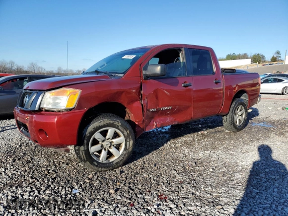 2013 Nissan Titan XE with VIN 1N6BA0EJ7DN300499, listed as a Copart auction lot 41383345 with 180,371 mi miles and Salvage Title. Bid and sale history available at carsss.com. Image 1.