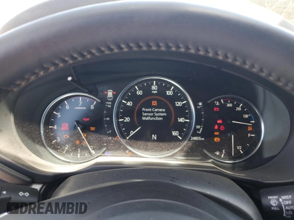 2020 Mazda CX-5 Grand Touring with VIN JM3KFBDM8L0763184, listed as a Copart auction lot 55575105 with 24,855 mi miles and Salvage Title. Bid and sale history available at DreamBid. Image 9.