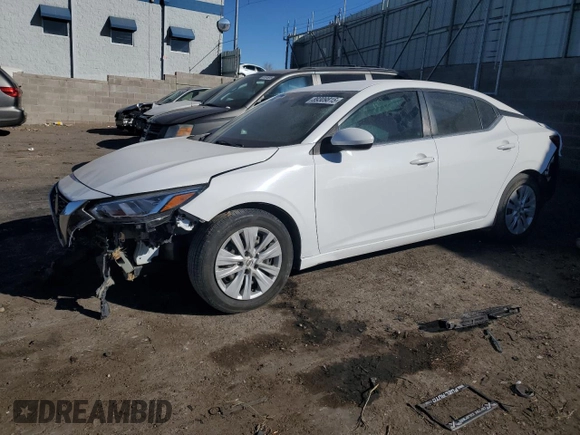 2021 Nissan Sentra S with VIN 3N1AB8BVXMY227149, listed as a Copart auction lot 89309815 with 82,969 mi miles and Salvage Title. Bid and sale history available at DreamBid. Image 1.