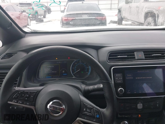 2022 Nissan LEAF SV Plus with VIN 1N4BZ1CV9NC557996, listed as a IAAI auction lot 41580168 with 32,833 mi miles and . Bid and sale history available at DreamBid. Image 19.