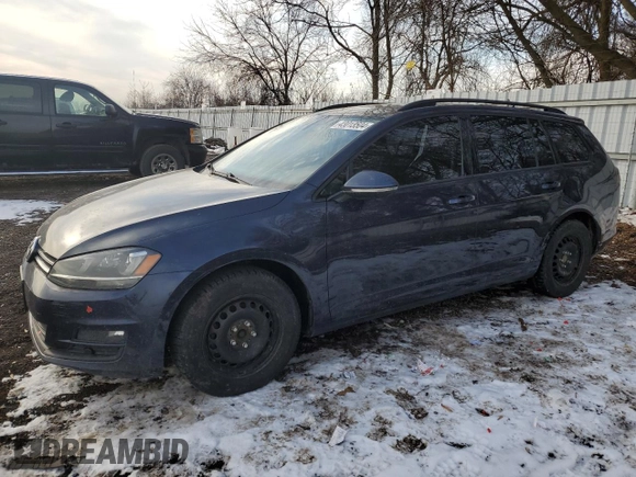 2015 Volkswagen Golf SportWagen TDI SE with VIN 3VWCA7AU6FM508920, listed as a Copart auction lot 43013504 with 265,438 mi miles. Bid and sale history available at carsss.com. Image 1.