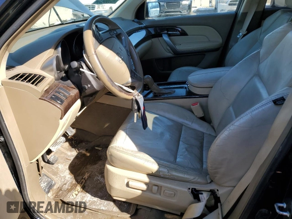 2010 Acura MDX with VIN 2HNYD2H20AH525401, listed as a Copart auction lot 46306295 with 196,796 mi miles and Salvage Title. Bid and sale history available at carsss.com. Image 7.