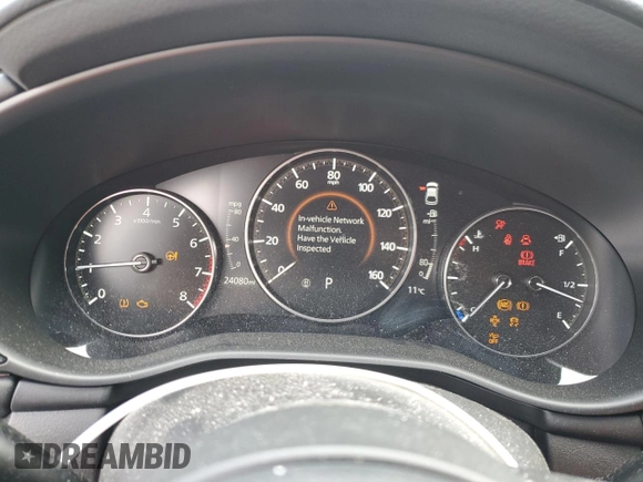 2019 Mazda Mazda3 Hatchback w/Preferred Pkg with VIN JM1BPBMM1K1140228, listed as a Copart auction lot 50682425 with 24,080 mi miles and Salvage Title. Bid and sale history available at carsss.com. Image 9.