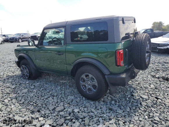 2024 Ford Bronco Big Bend with VIN 1FMDE7AH2RLA32648, listed as a Copart auction lot 70574644 with 3,175 mi miles and Salvage Title. Bid and sale history available at carsss.com. Image 2.