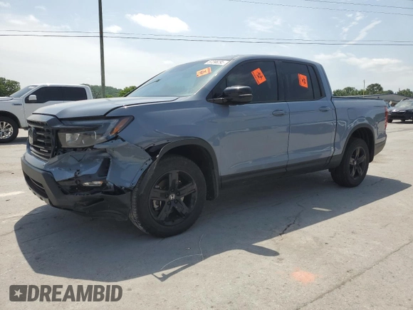 2023 Honda Ridgeline Black Edition с VIN 5FPYK3F89PB045081, выставлен на аукционе Copart как лот 57298295 с пробегом 21 703 миль миль и Списание • Salvage title. История ставок и продаж доступна на DreamBid. Изображение 1.