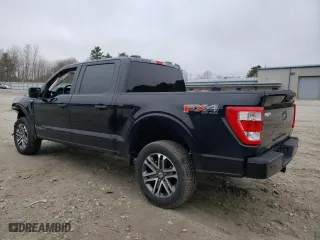 2022 Ford F-150 XL with VIN 1FTFW1E54NKD97002, listed as a Copart auction lot 50635305 with 22,177 mi miles and Salvage Title. Bid and sale history available at carsss.com. Image 2.