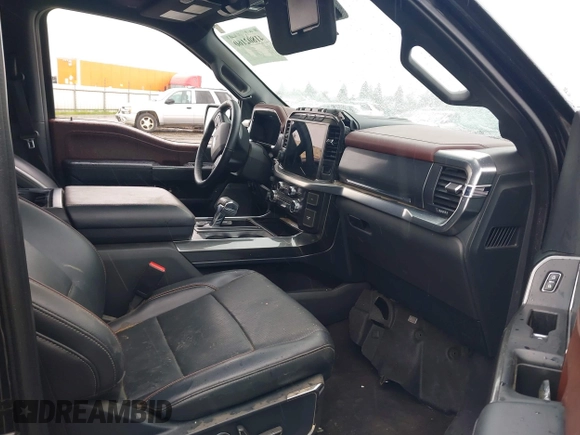 2021 Ford F-150 XL with VIN 1FTFW1E85MFA61098, listed as a IAAI auction lot 41802160 with 1 mi miles. Bid and sale history available at carsss.com. Image 5.