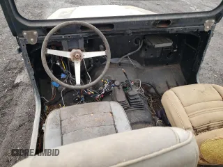 1989 Jeep Wrangler "S" with VIN 2J4FY19E4KJ129514, listed as a Copart auction lot 51013245 with 0 mi miles and Clean Title. Bid and sale history available at carsss.com. Image 8.