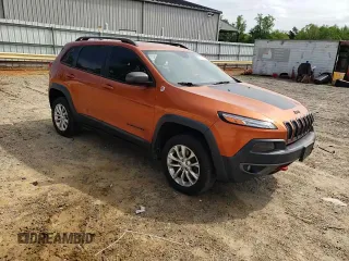 2015 Jeep Cherokee Trailhawk with VIN 1C4PJMBB5FW600455, listed as a Copart auction lot 53859365 with 164,420 mi miles and Salvage Title. Bid and sale history available at DreamBid. Image 14.