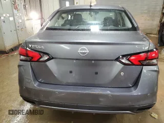 2024 Nissan Versa S with VIN 3N1CN8DV9RL910722, listed as a Copart auction lot 50313065 with 24,587 mi miles and Salvage Title. Bid and sale history available at carsss.com. Image 6.