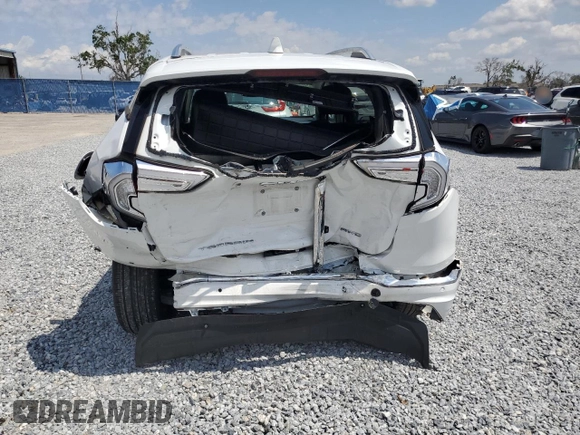 2022 GMC Terrain Denali with VIN 3GKALXEV0NL296872, listed as a Copart auction lot 55835885 with 24,015 mi miles and Salvage title. Bid and sale history available at DreamBid. Image 6.