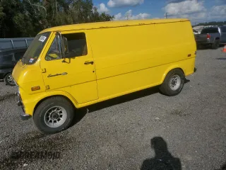 1974 Ford Econoline Cargo with VIN E24GHV40348, listed as a Copart auction lot 78086984 with 97,011 mi miles and Non Repairable. Bid and sale history available at DreamBid. Image 1.